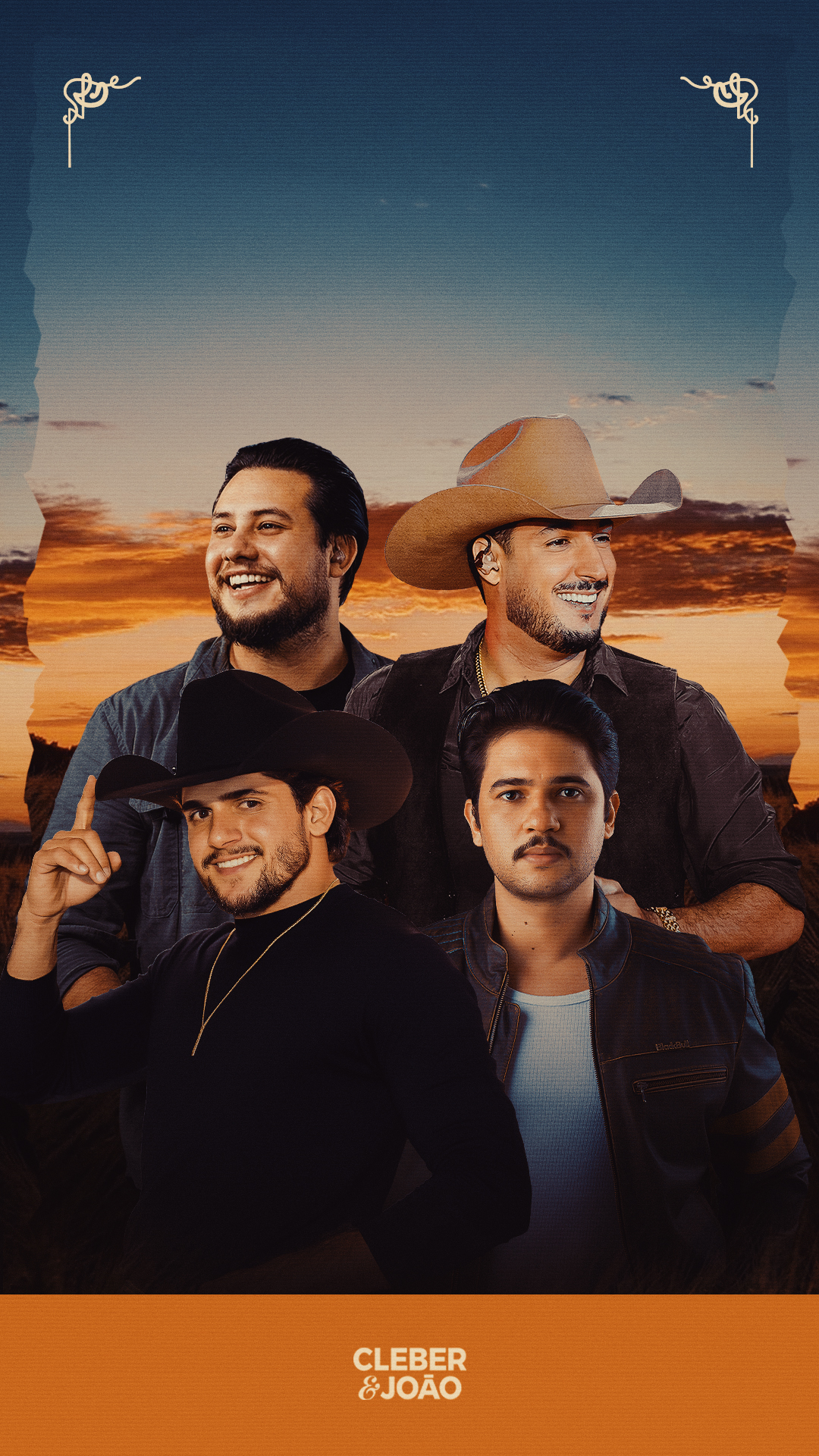 Cleber e João no cartaz do RAIZÃO